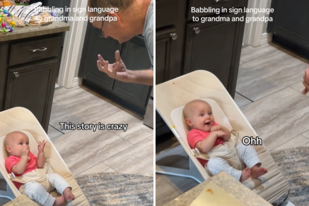 Florida Baby's Sign Language Interaction with Deaf Grandparents Goes Viral; Mother hopes to Raise Awareness Through Video