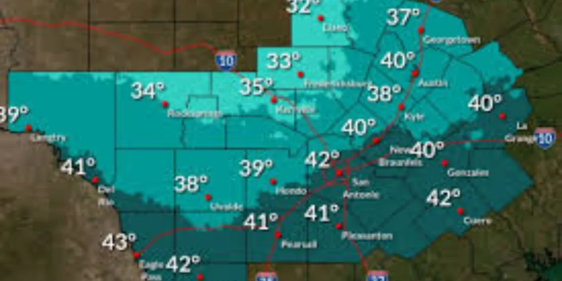 Texas Faces Freeze Alerts as Season’s Coldest Air Arrives